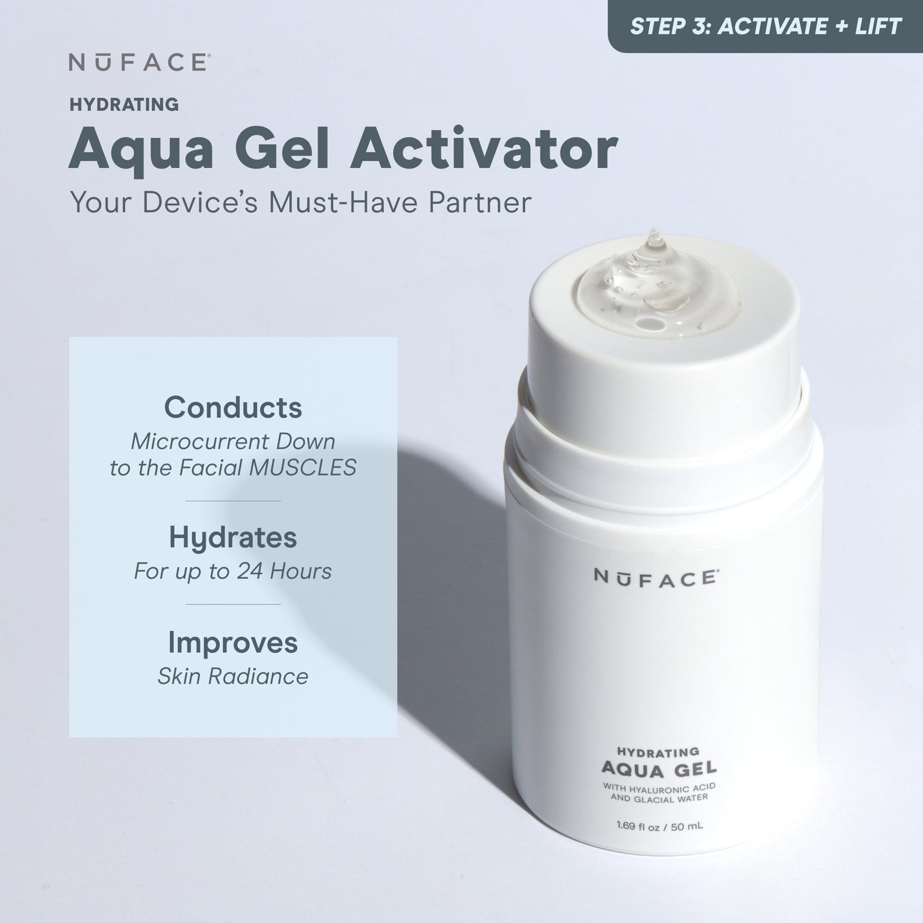 Aqua Keep smoothing gel-cream for the skin around the eyes with
