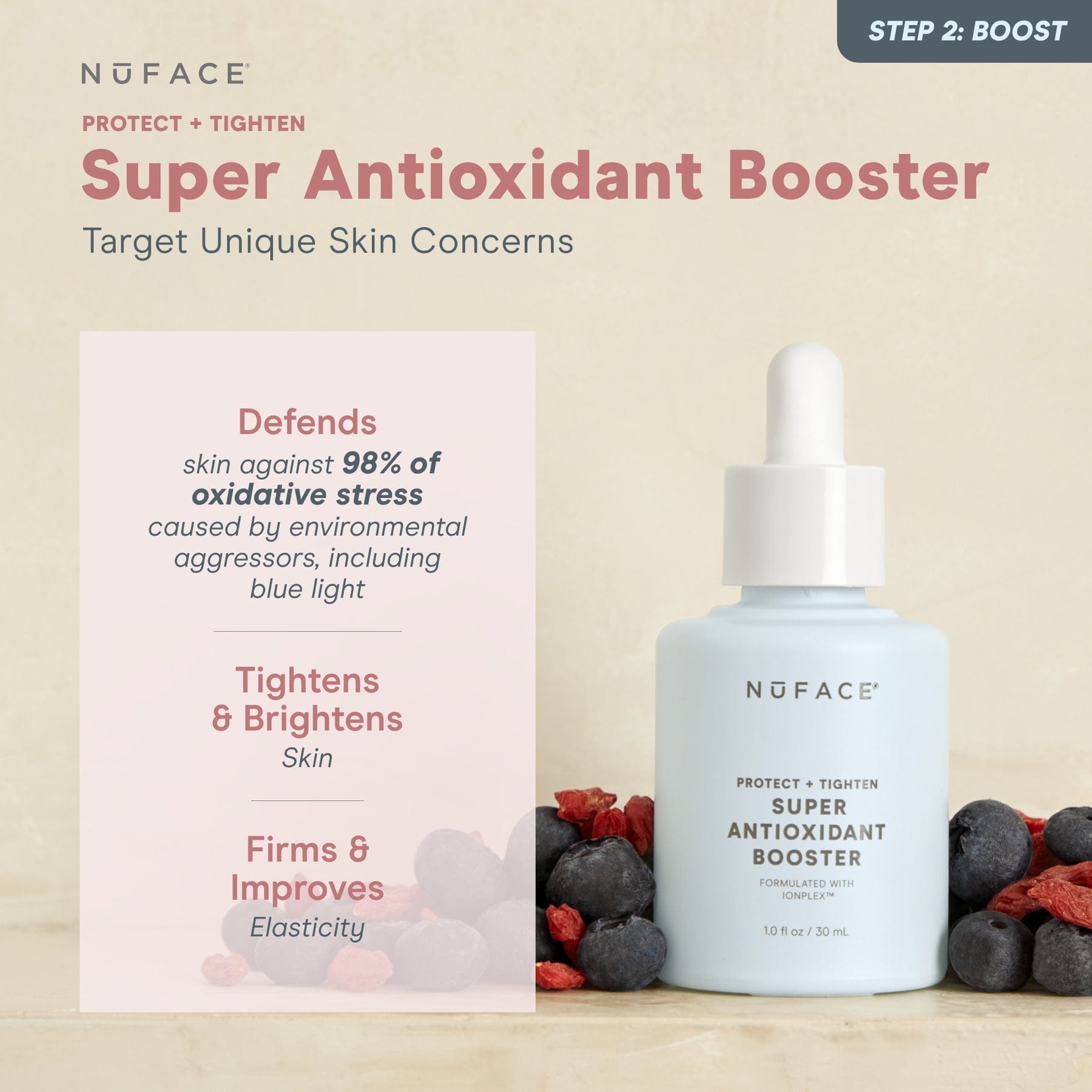 Antioxidant Serum: Super Antioxidant Booster Serum | NuFACE